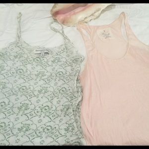 Two Abercrombie & Fitch soft summer tees